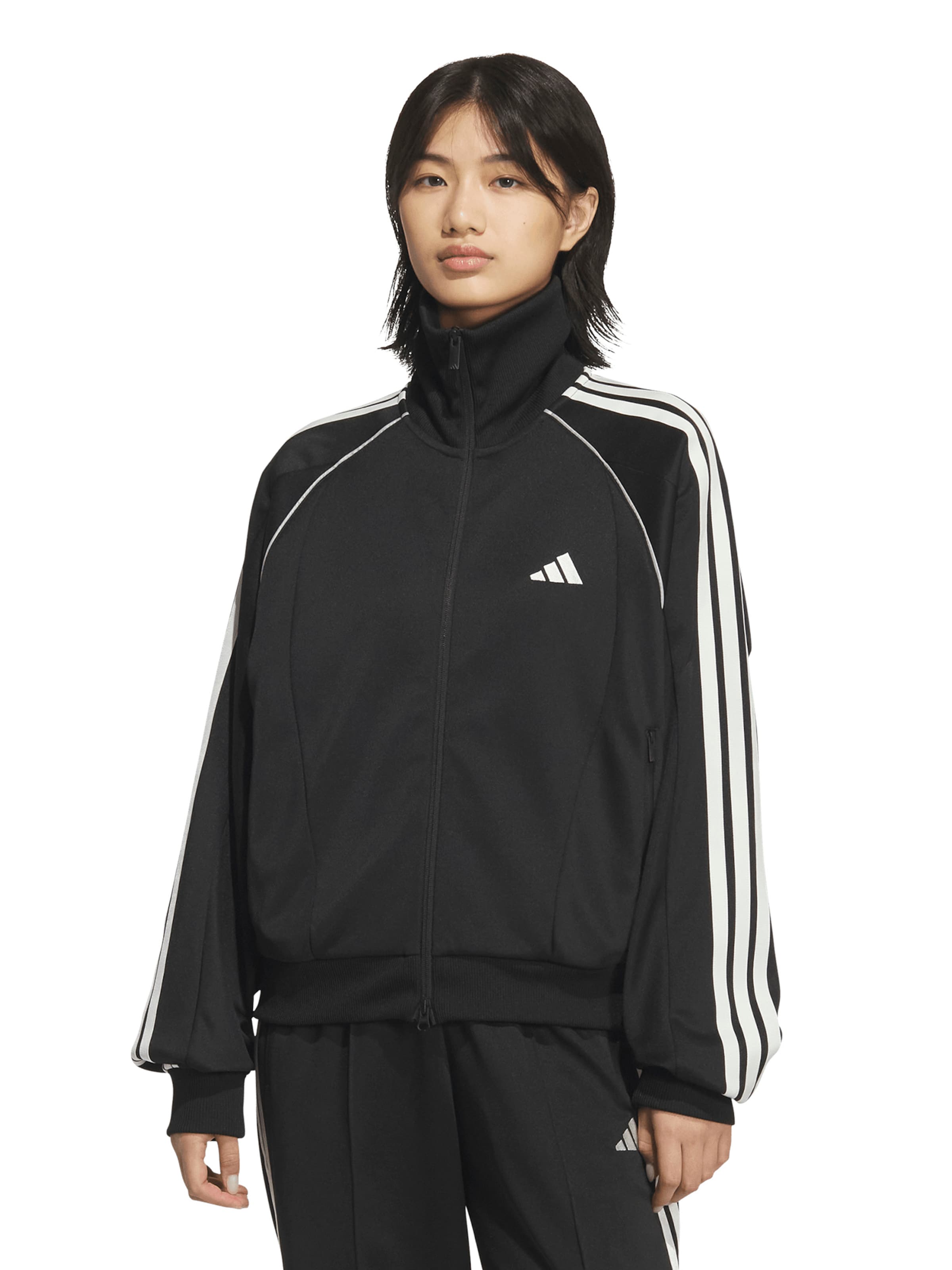 ADIDAS SPORTSWEAR Sportjacke in Schwarz: Vorderseite