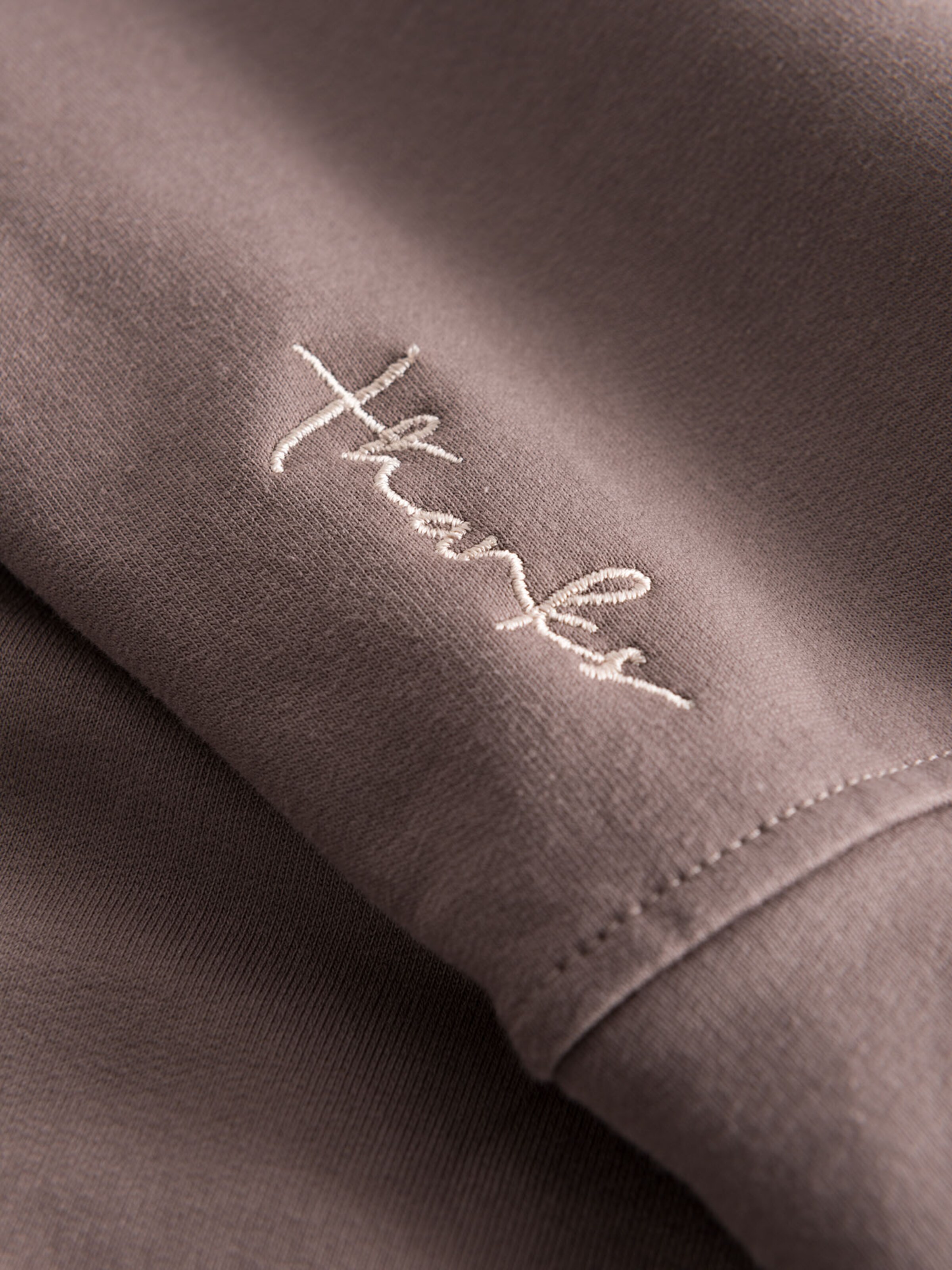 Rösch Sweatvest ' Basic Hoodie ' in Bruin