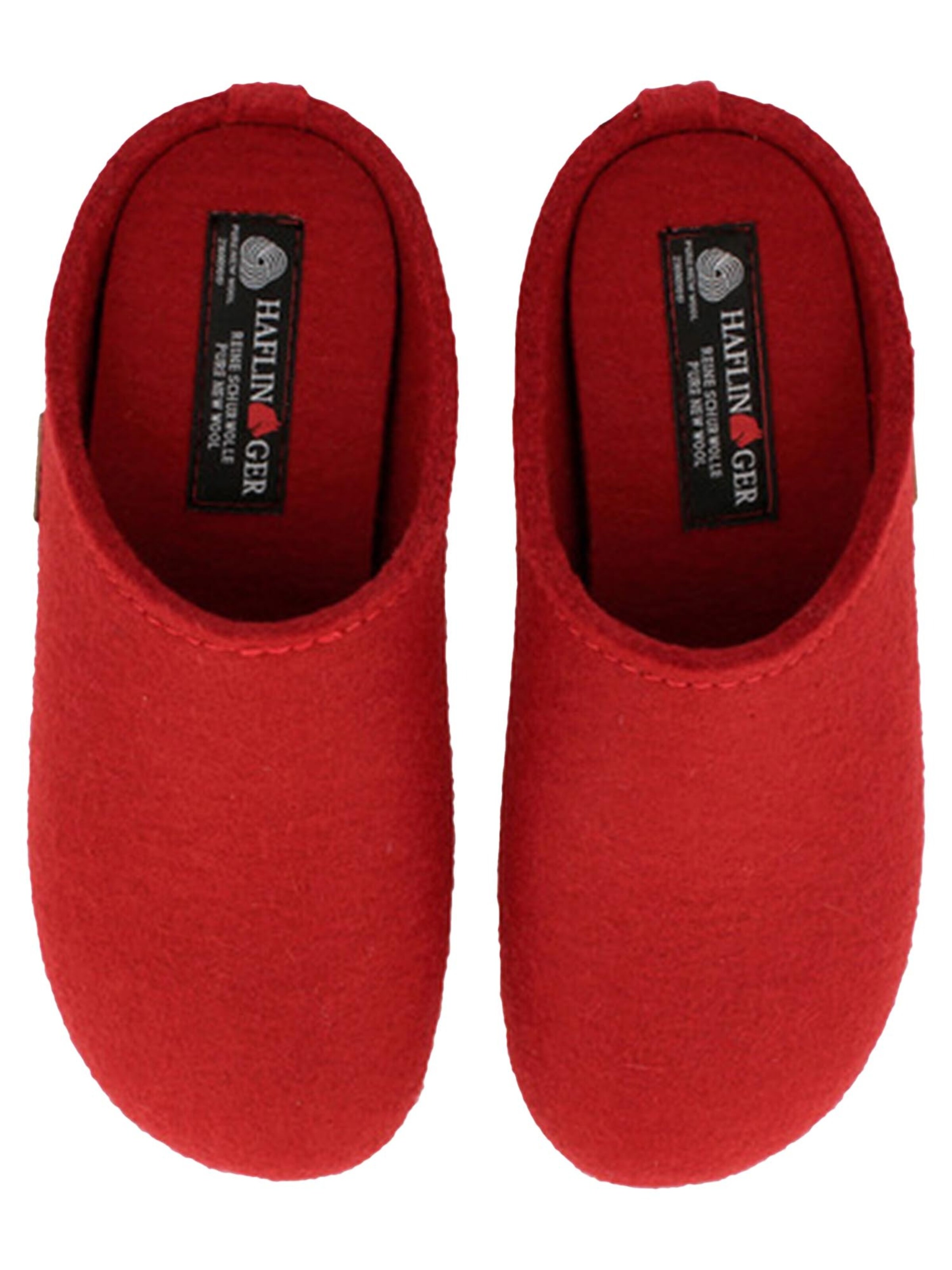 HAFLINGER Slippers 'Everest Fundus' in Red