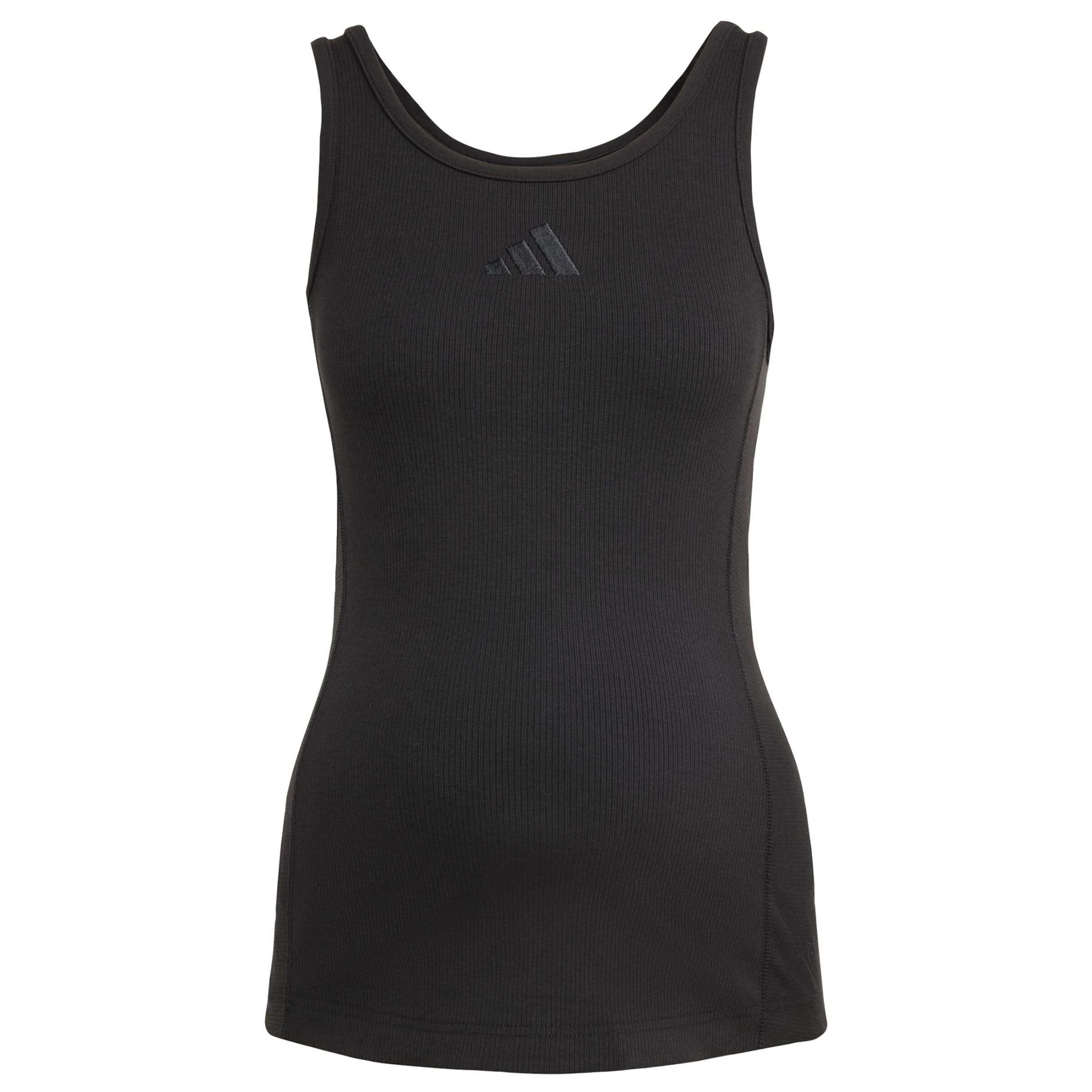ADIDAS SPORTSWEAR Sporttop 'Rib Top' in Schwarz: Vorderseite