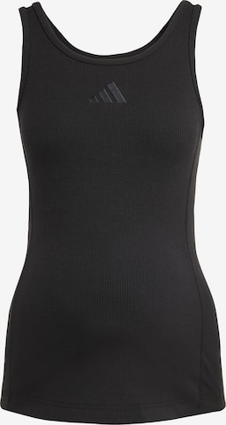 ADIDAS SPORTSWEAR Sporttop 'Rib Top' in Schwarz: Vorderseite