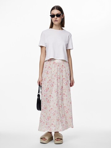 Jupe 'PCAppa' PIECES en blanc