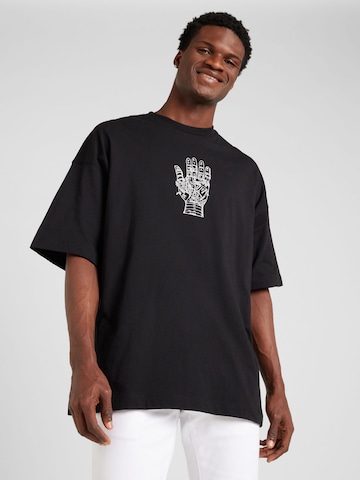 T-Shirt TOPMAN en noir : devant