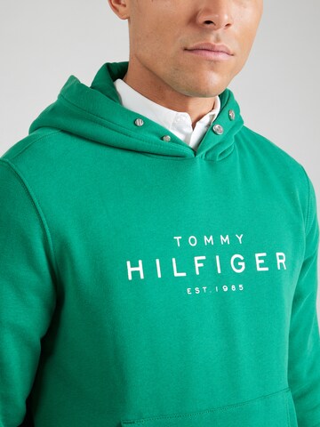 Felpa di TOMMY HILFIGER in verde