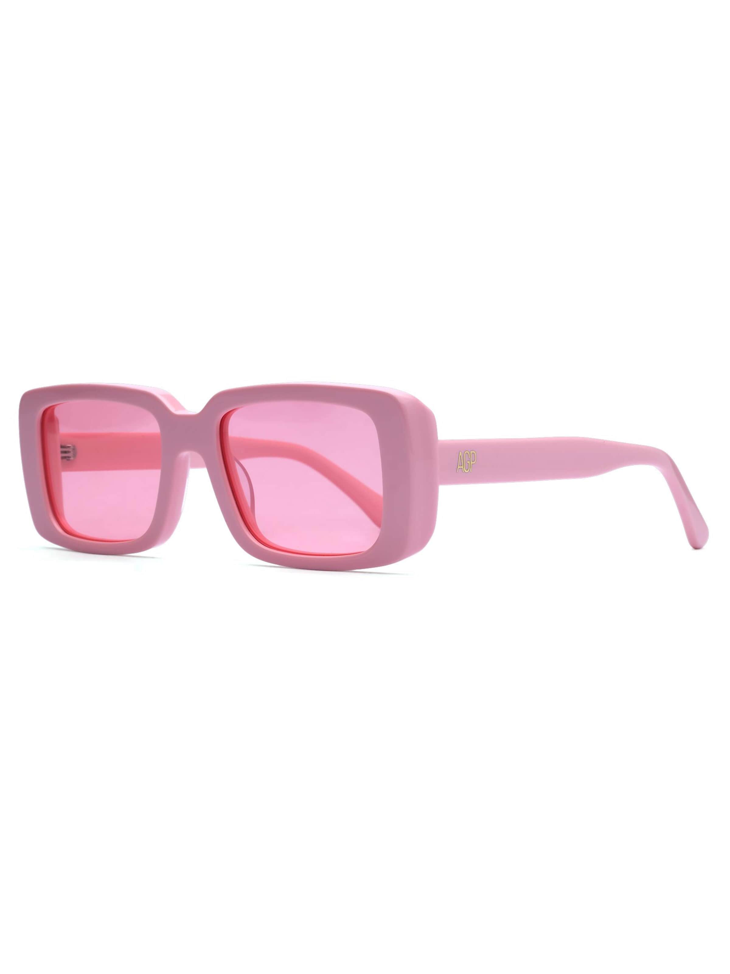 Occhiali da sole 'Square Nysa' di AVANT-GARDE PARIS in rosa: frontale
