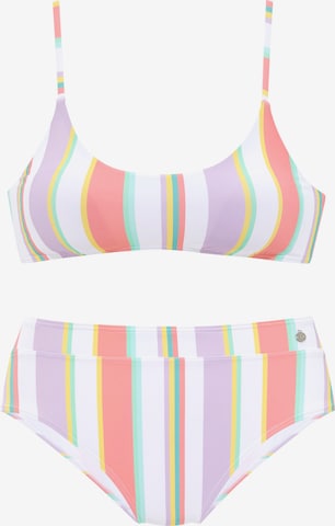 LASCANA - Soutien Bustier Biquíni em mistura de cores: frente