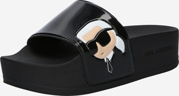 Karl Lagerfeld Mule in Black: front