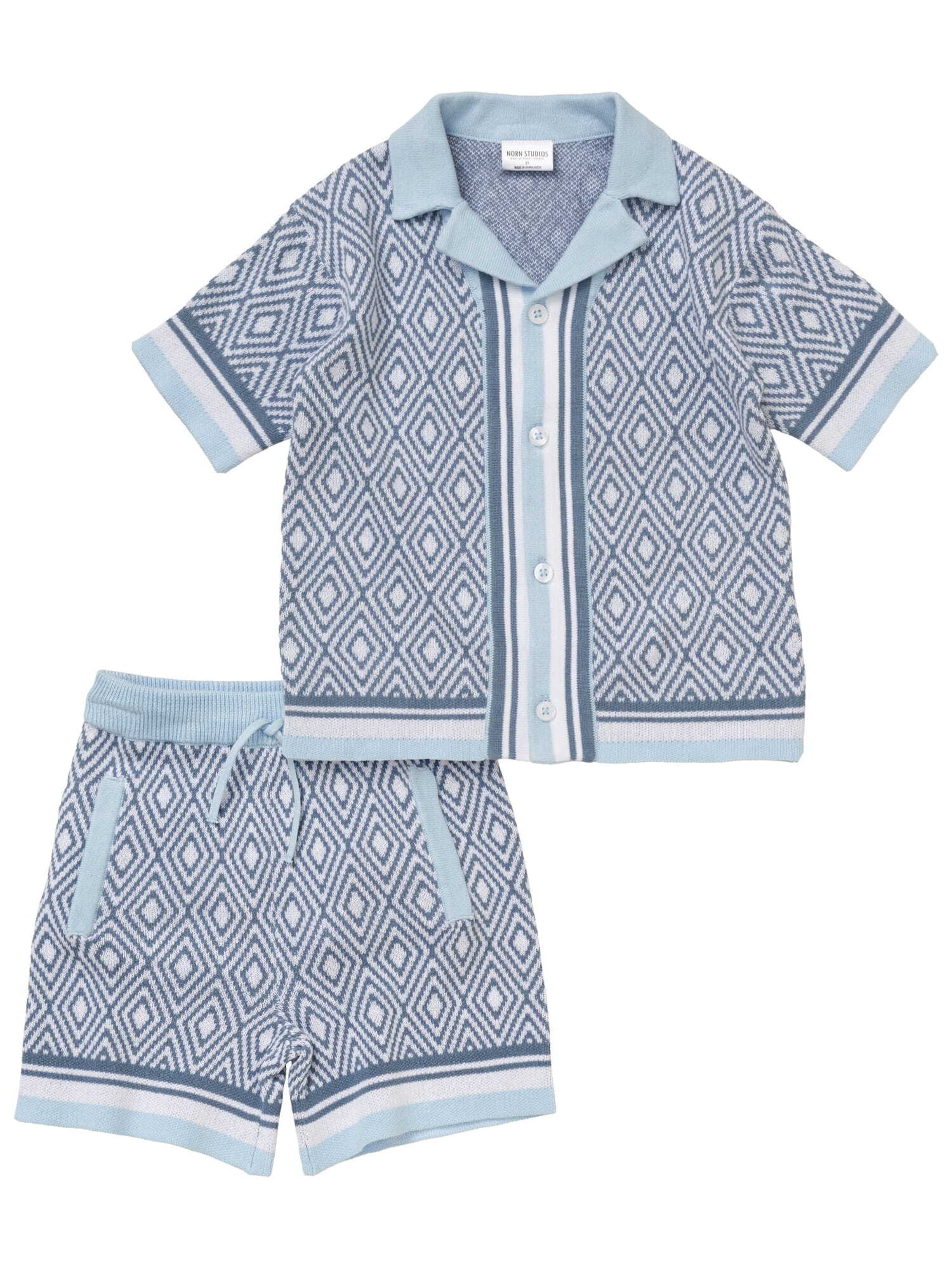 Set Norn Studios en bleu : devant