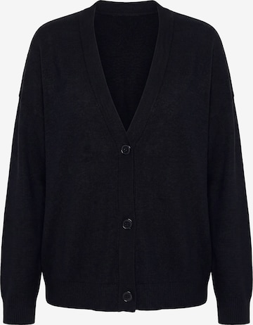 MIAMODA Strickjacke in Schwarz: Vorderseite