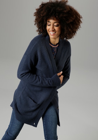 Aniston SELECTED Knit Cardigan in Blue