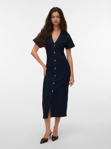 VERO MODA Jurk 'VMSANNI' in Blauw