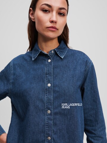 Chemisier KARL LAGERFELD JEANS en bleu