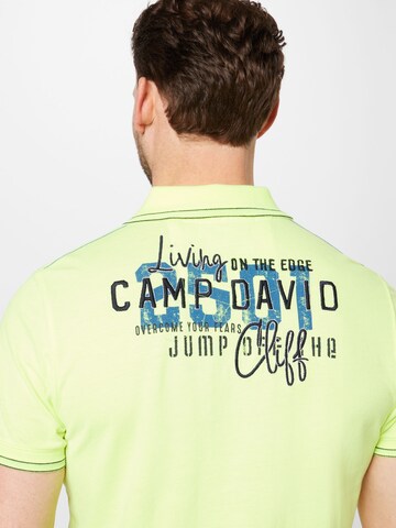 CAMP DAVID Shirt in Geel
