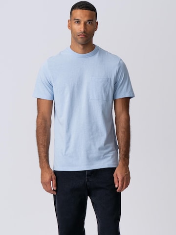 Chemise ' T-Shirt ' TEESHOPPEN en bleu : devant