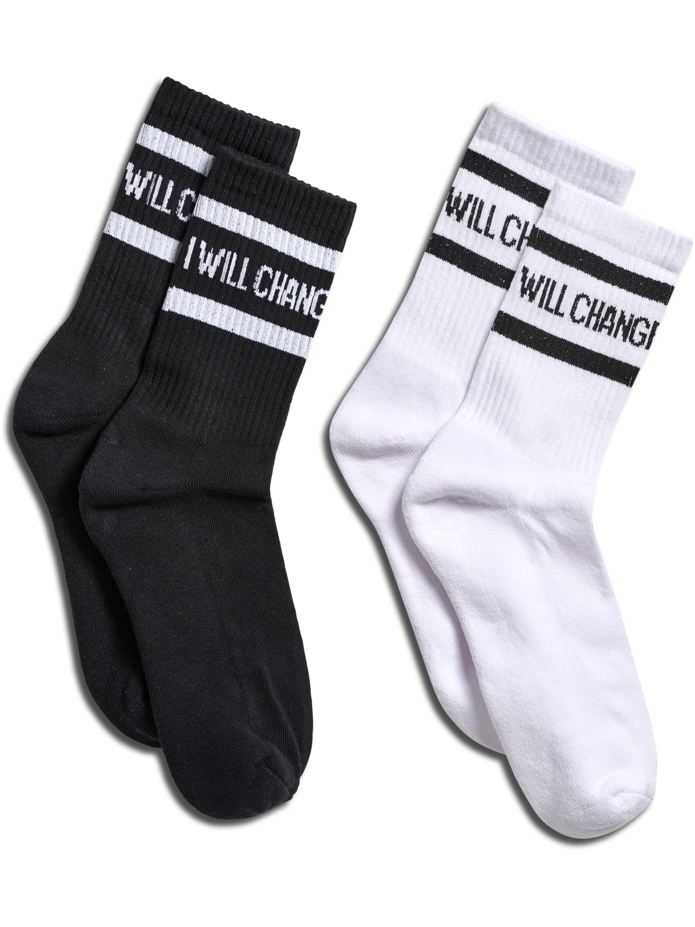 SOMETIME SOON Socken in Schwarz: Vorderseite