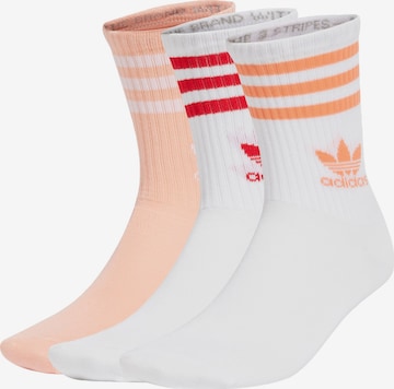 Calzino di ADIDAS ORIGINALS in arancione: frontale