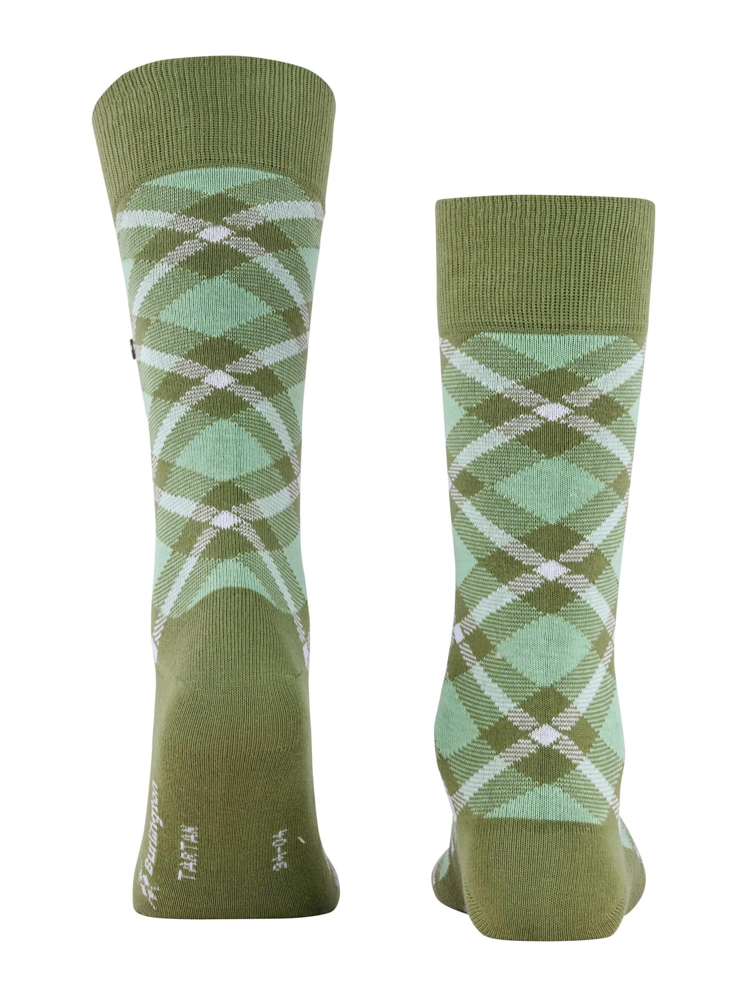BURLINGTON Socks 'Tartan' in Green
