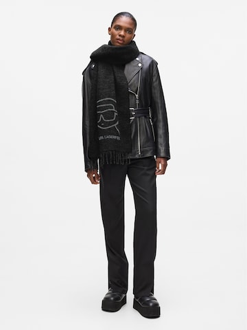 Écharpe 'IKON' Karl Lagerfeld en noir