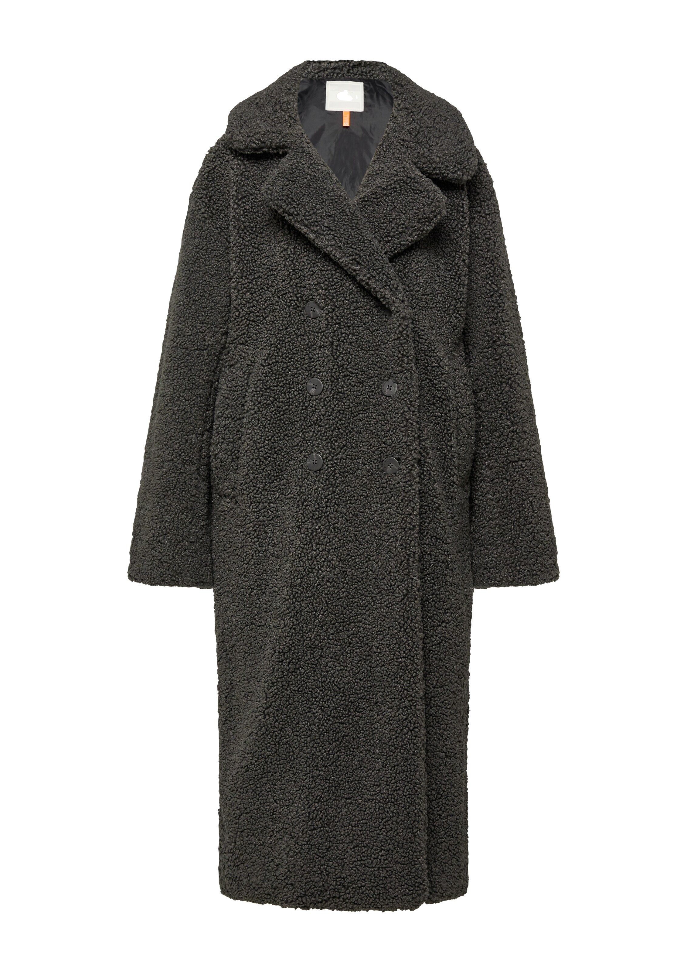 QS Wintermantel in Grau: Vorderseite