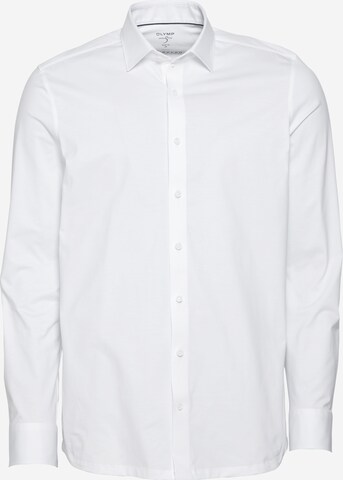 OLYMP Slim fit Business Shirt in White: front