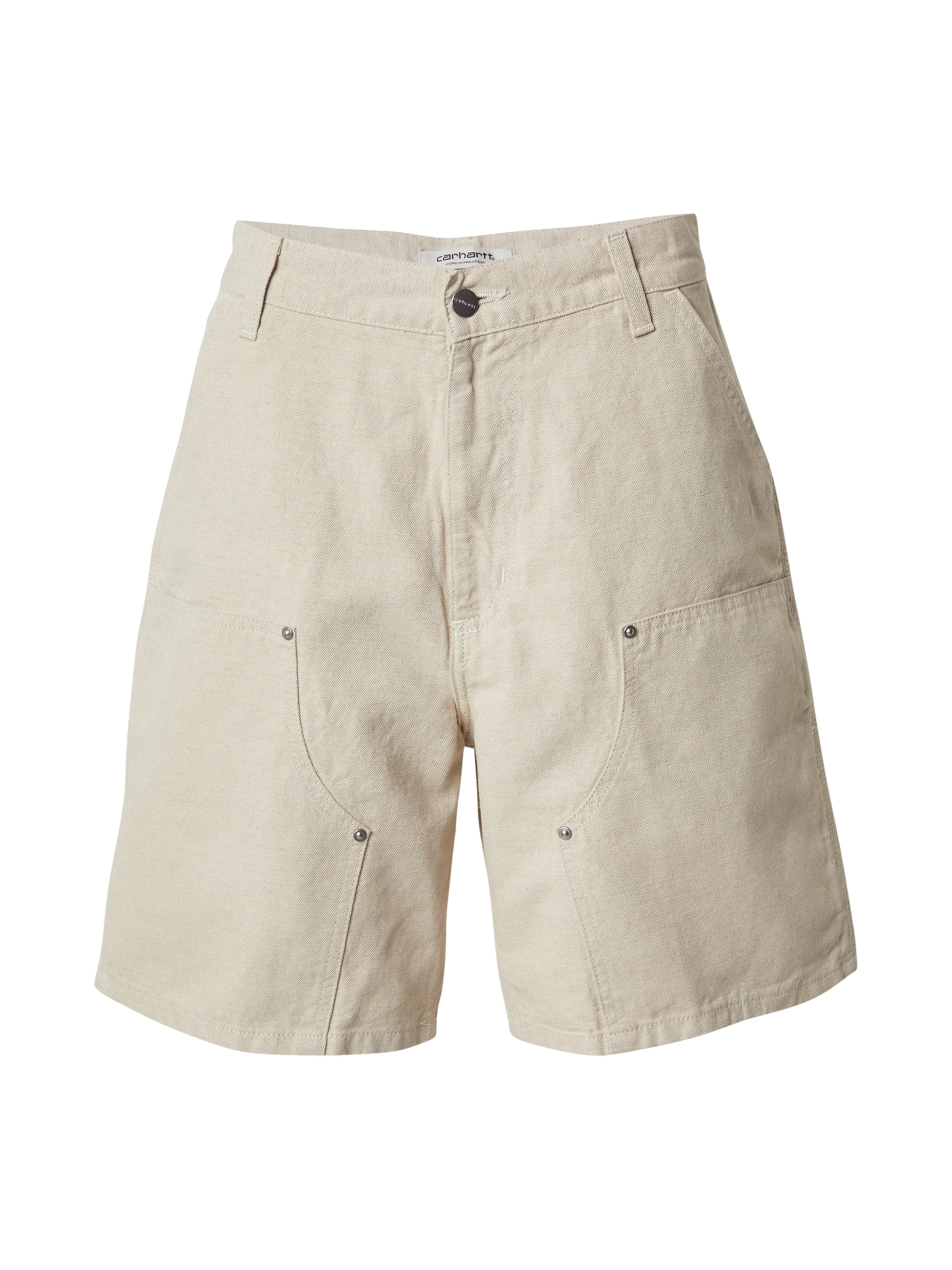 Carhartt WIP Normalny krój Spodnie 'Branford' w kolorze beżowy: przód