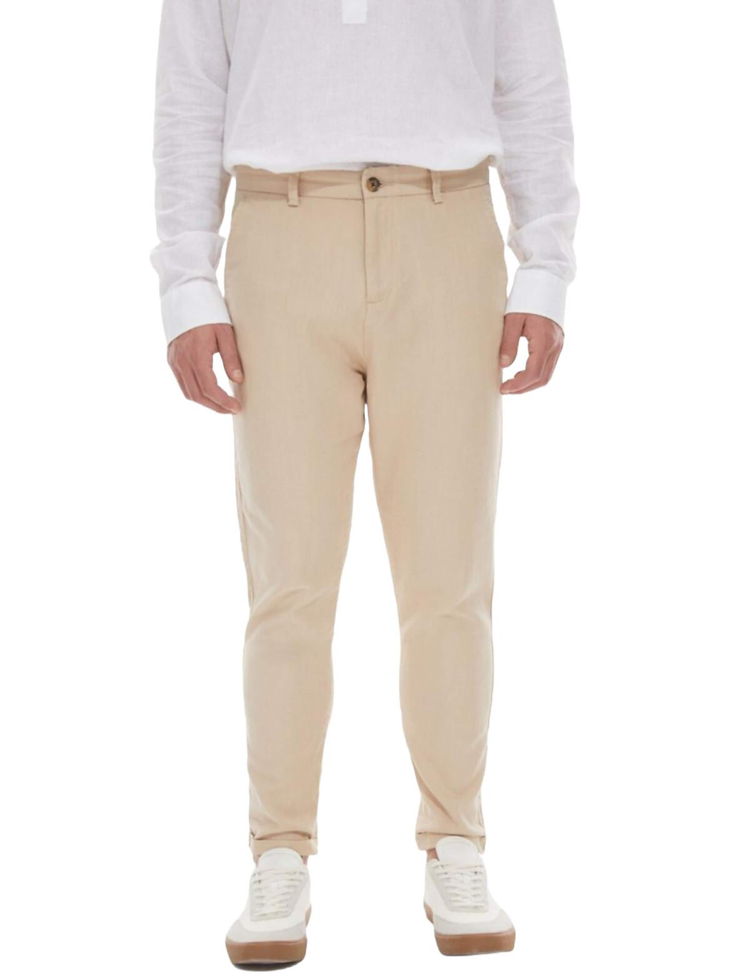 Coupe slim Jean 'LTB Jeans Herrenhose in Leinenoptik' LTB Jeans en beige : devant
