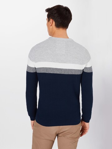 Key Largo Regular fit Sweater 'Hansi' in Blue