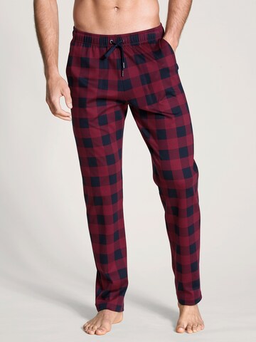 CALIDA Pajama Pants in Red: front