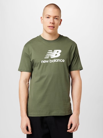 new balance Μπλουζάκι σε πράσινο: μπροστά