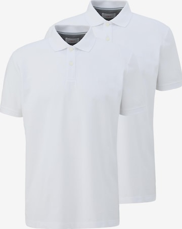 s.Oliver Shirt 'Basic' in Weiß: Vorderseite