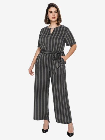 SHEEGO Jumpsuit in Black: front