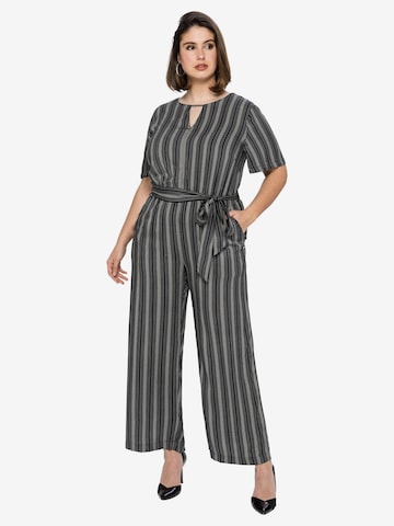 SHEEGO Jumpsuit in Black: front