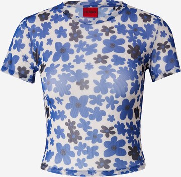 HUGO Shirt 'Dadini' in Blauw: voorkant