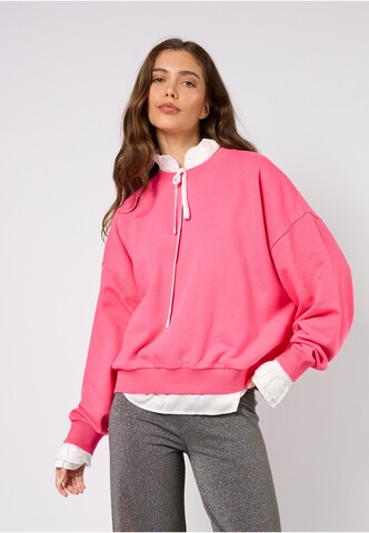 Felpa 'Love Season' di OH APRIL in rosa: frontale