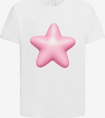 HUSKSWARE Shirt in Weiß: Vorderseite