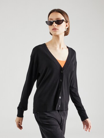 Banana Republic Knit Cardigan 'FOREVER' in Black