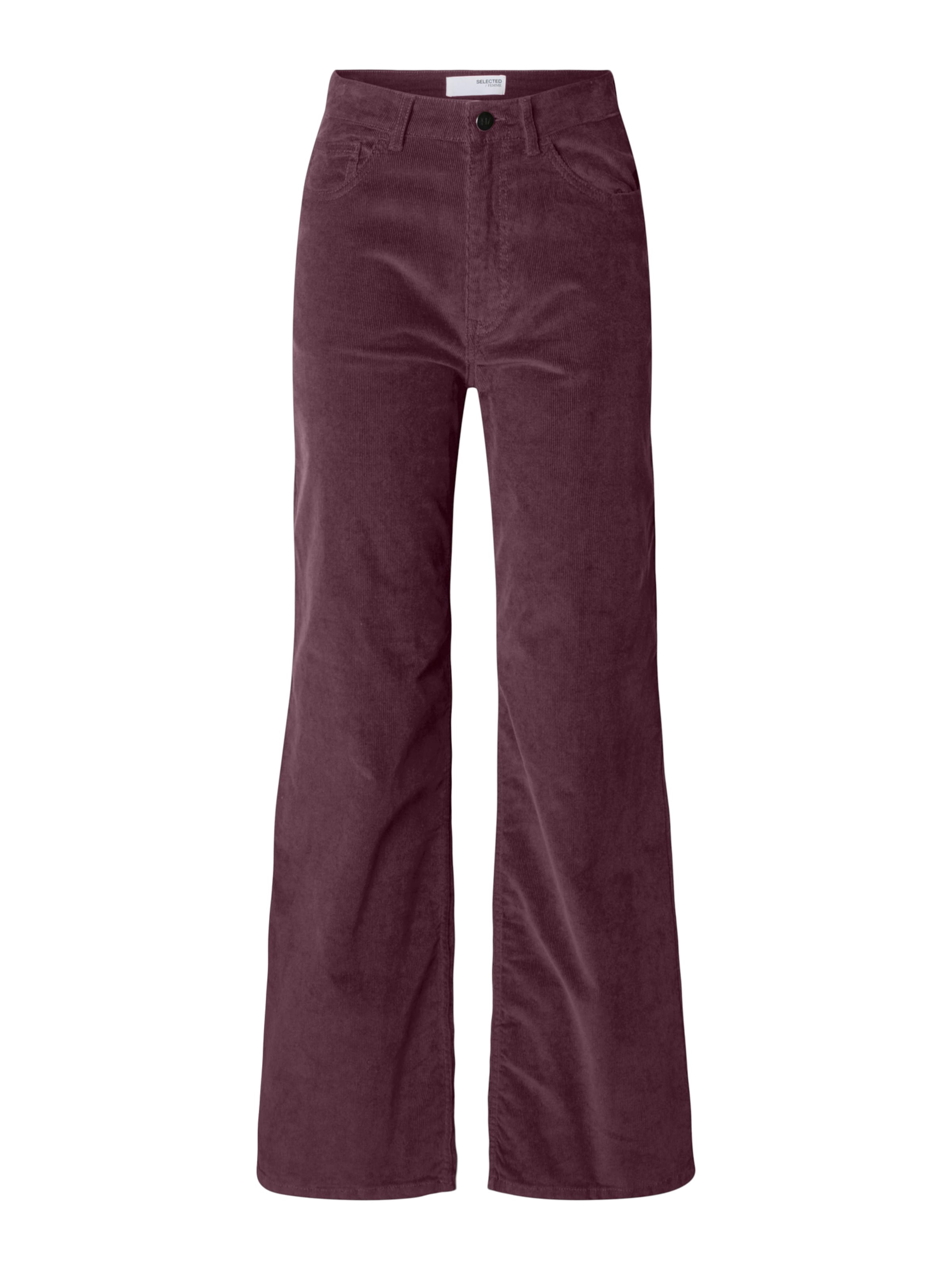 SELECTED Zvonové kalhoty Kalhoty 'SLFRuna' – fialová: přední strana