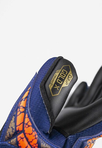 REUSCH Athletic Gloves 'Attrakt Gold X' in Blue