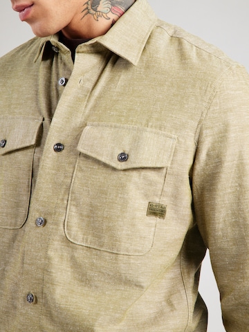 G-STAR Klasický střih Košile 'Marine' – zelená