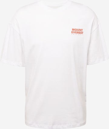 JACK & JONES T-Shirt 'LETTER' in Weiß: predná strana