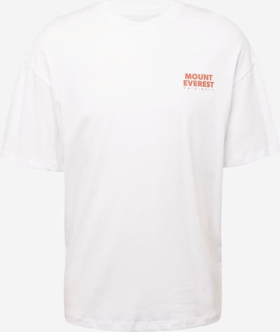 JACK & JONES T-shirt 'LETTER' i ljusblå / brun / orange / vit, Produktvy