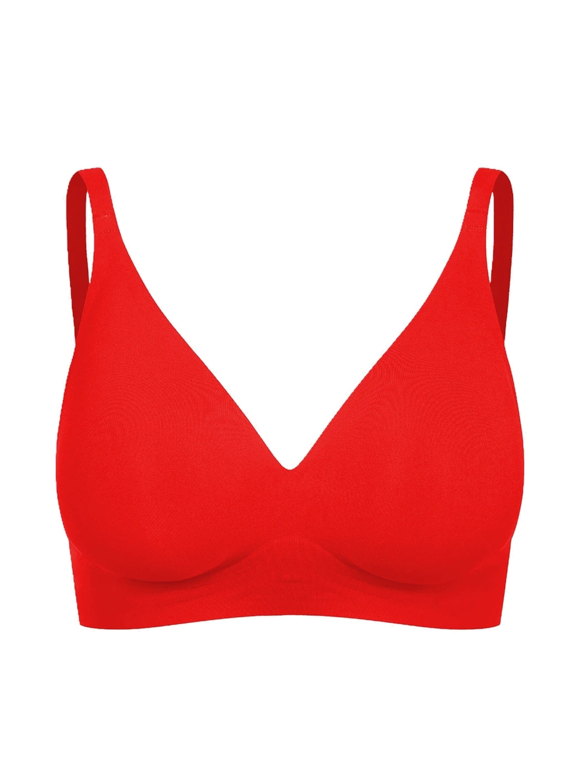 Soutien-gorge 'Comfort Push-Up BH' cfab (formerly creamy fabrics) en rouge : devant