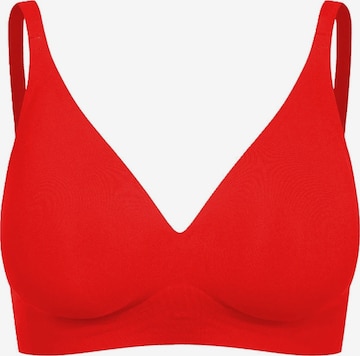 Soutien-gorge 'Comfort Push-Up BH' cfab (formerly creamy fabrics) en rouge : devant