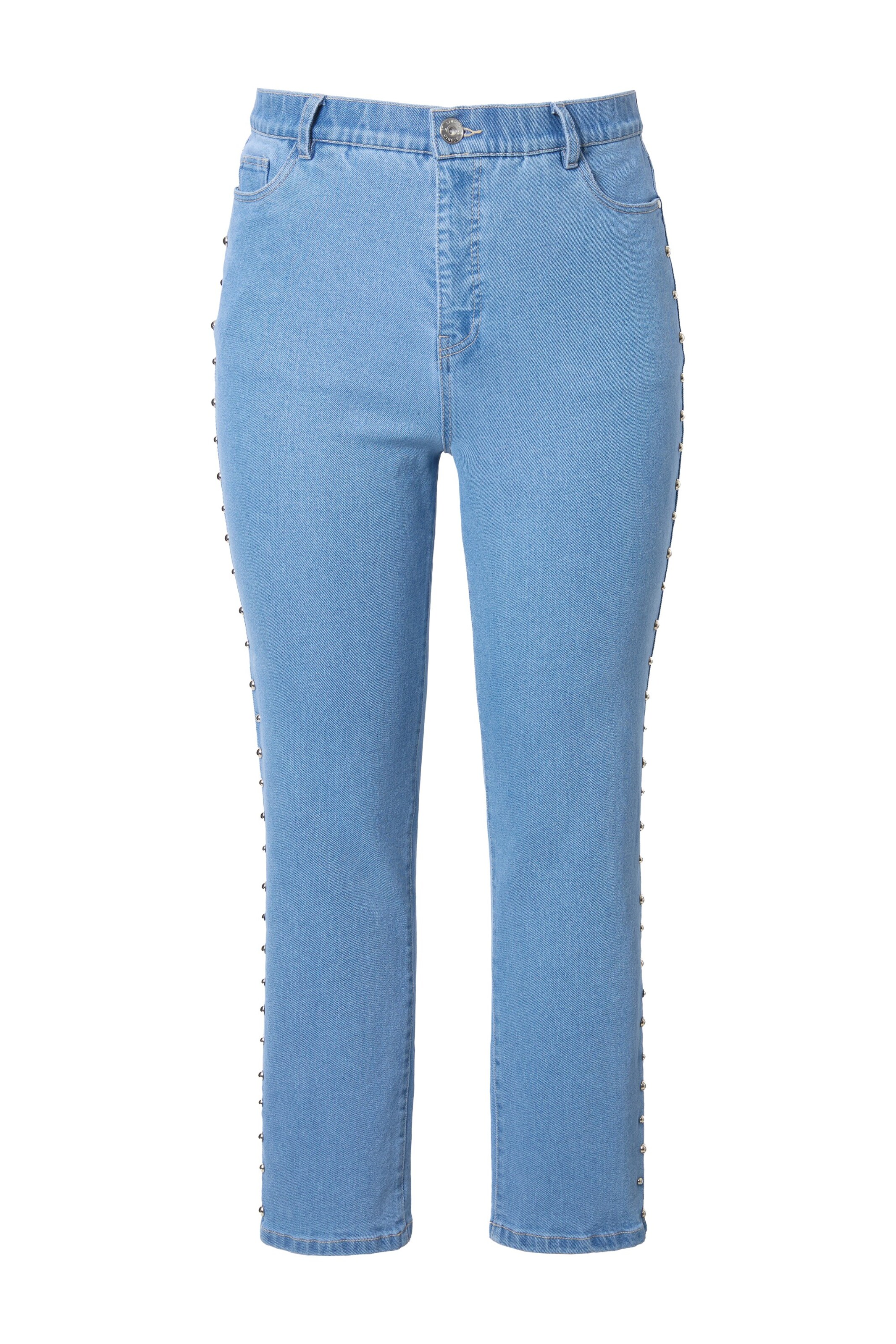 Studio Untold Jeans in de kleur Hemelsblauw, Productweergave