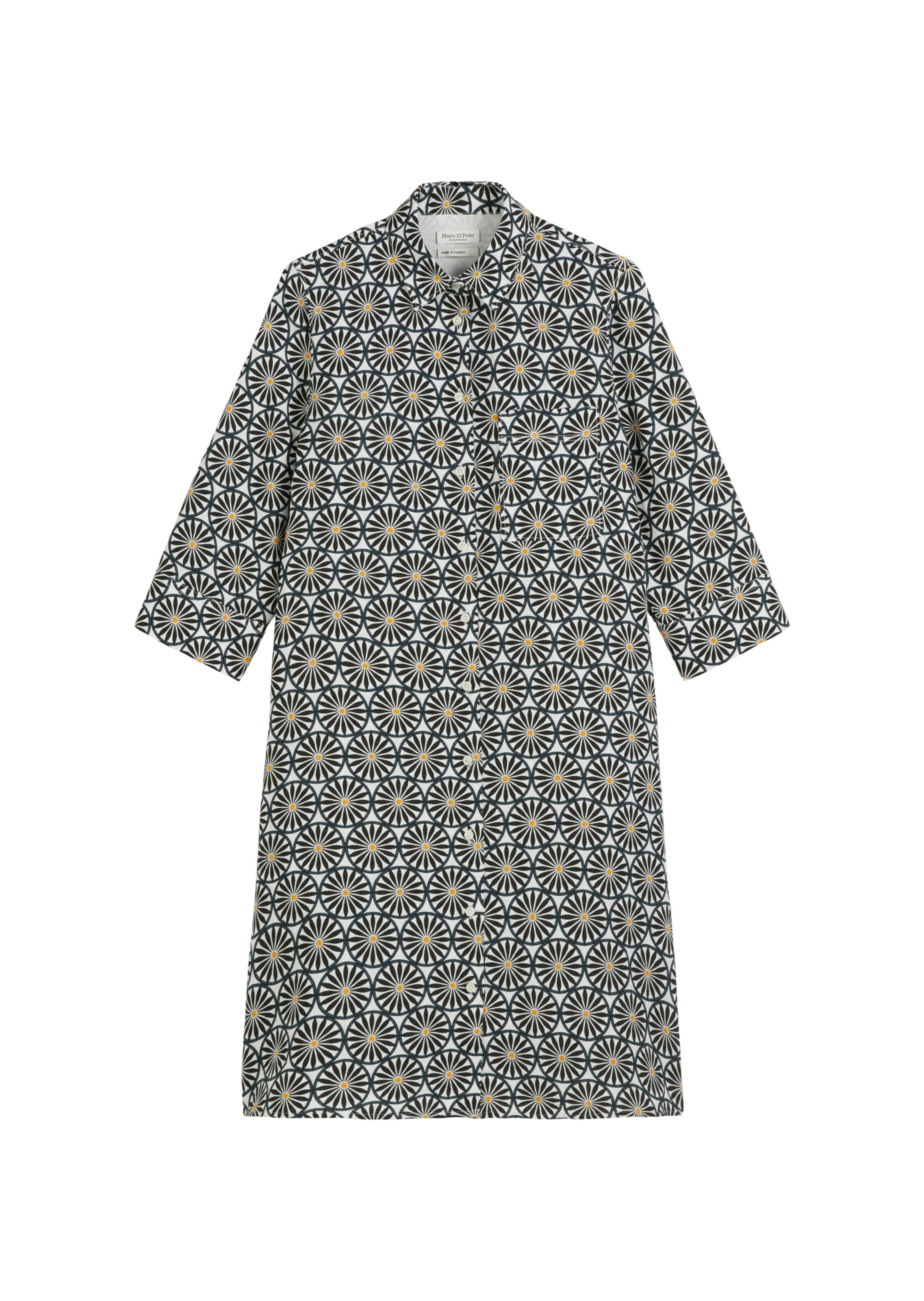 Marc O'Polo Платье-рубашка в Серый: спереди