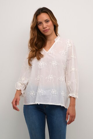 CULTURE Blouse 'Neda' in Wit: voorkant