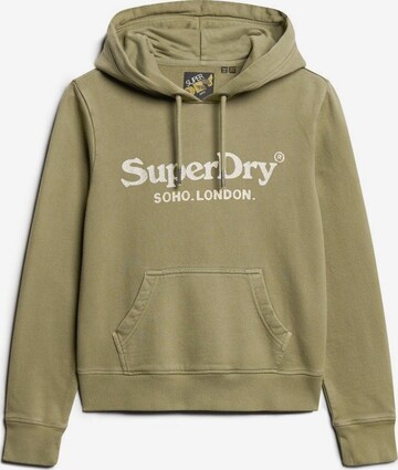 Superdry Sweatshirt ' Venue ' in Groen: voorkant