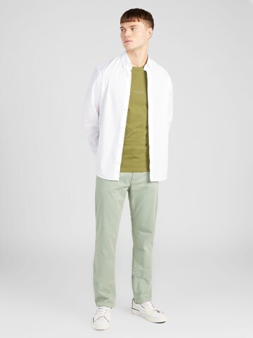 BOSS Slimfit Chino nadrág - zöld