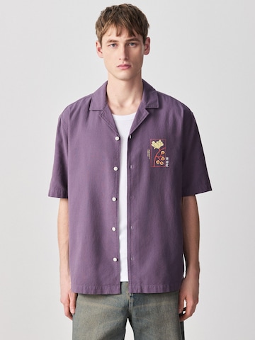 Coupe regular Chemise Next en violet