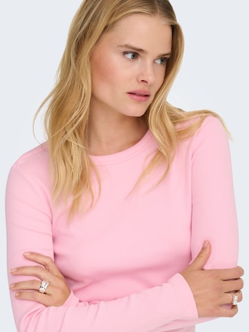 ONLY T-shirt 'ONLVAL' i rosa